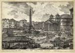 Veduta della Piazza della Rotunda by Francesco Piranesi