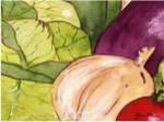 Vegetable Melange III by Julia Minasian