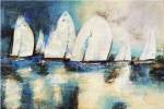 Velero Azul by Nancy Villar Real Santos