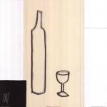 Verre Et Bouteille by Christian Choisy