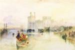 View of Carnarvon Castle by J.M.W. Turner