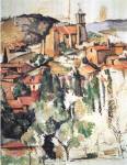 View of Gardanne by Paul Cezanne