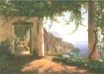 View to the Amalfi Coast by Carl Aagaard