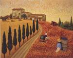 Village Landscape by Lowell Herrero