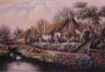 Village Of Selworthy by Carl Valente