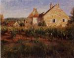 Vineyard Cottages In Jully by Leonard Wren