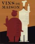 Vins de Maison 11x14 by Wild Apple Studio