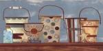 Vintage Beach Pails I by Bernadette Deming