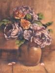 Vintage Chic Roses II by Linda Hanly