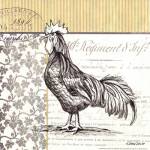 Vintage Rooster by Debbie Dewitt