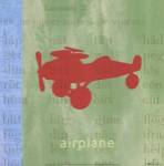Vintage Toys Airplane by Paula Scaletta