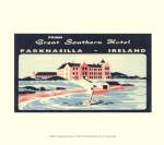 Vintage Travel Label V by Vision Studios