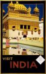Visit India, travel poster, 1935