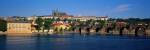 Vitava River Charles Bridge Prague Czech Republic by Panoramic Images