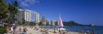 Waikiki Beach Oahu Island HI USA by Panoramic Images