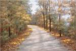 Walking in Fall by Diane Romanello