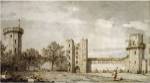 Warwick Castle: The East Front from the Courtyard by Canaletto