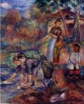 Washerwoman by Pierre-Auguste Renoir
