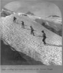 Washington - Mount Rainier Toiling up a steep snowfield