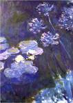 Water Lilies and Agapanthus, 1914-1917 by Claude Monet