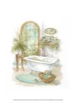 Watercolor Bath in Spa II by Jerianne Van Dijk