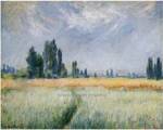 Wheatfield, 1881 by Claude Monet