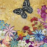 Whimsical Floral Collage 4-2 by Megan Duncanson
