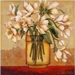 White Autumn Magnolias by Shelly Bartek