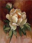 White Peonies II by Barbara Mock