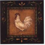 White Rooster II by Kim Lewis
