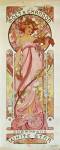 White Star Champagne, Moet et Chandon, 1889 by Alphonse Maria Mucha
