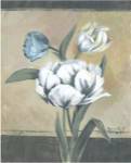 White Tulips I by Marietta Cohen