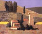 William Buffett - Castellina Size 22x28 by William Buffett
