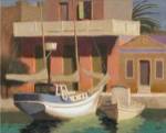 William Buffett - Galaxidi Size 24x30 by William Buffett
