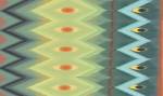 Windy Rug Pattern in Greens by Art Licensing Studio