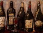 Wine Bar With French Glass by Nicole Etienne