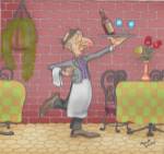Wine Waiter by Bill Abbott
