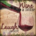 Wine With Friends I by Jen Killeen