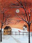 Winter Cabins by Karla Gerard