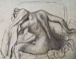 Woman Drying Her Neck by Edgar Degas