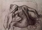 Woman Drying Her Neck by Edgar Degas