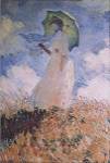 Woman with Parasol by Claude Monet