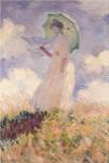 Woman with Parasol turned to the Left, 1886 by Claude Monet