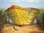 Yellow and Orange Rowboat by Karl Soderlund