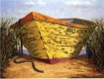 Yellow & Orange Boat by Karl Soderlund