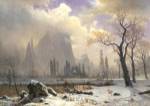 Yosemite Winter Scene by Albert Bierstadt