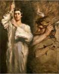 Young Man Holding a Cross by Theodore Chasseriau