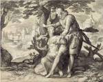 Young Woman Assisted by a Gentleman by Joachim Wtewael