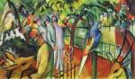 Zoologischer Garten I - Zoological Garden I, 1912 by Auguste Macke